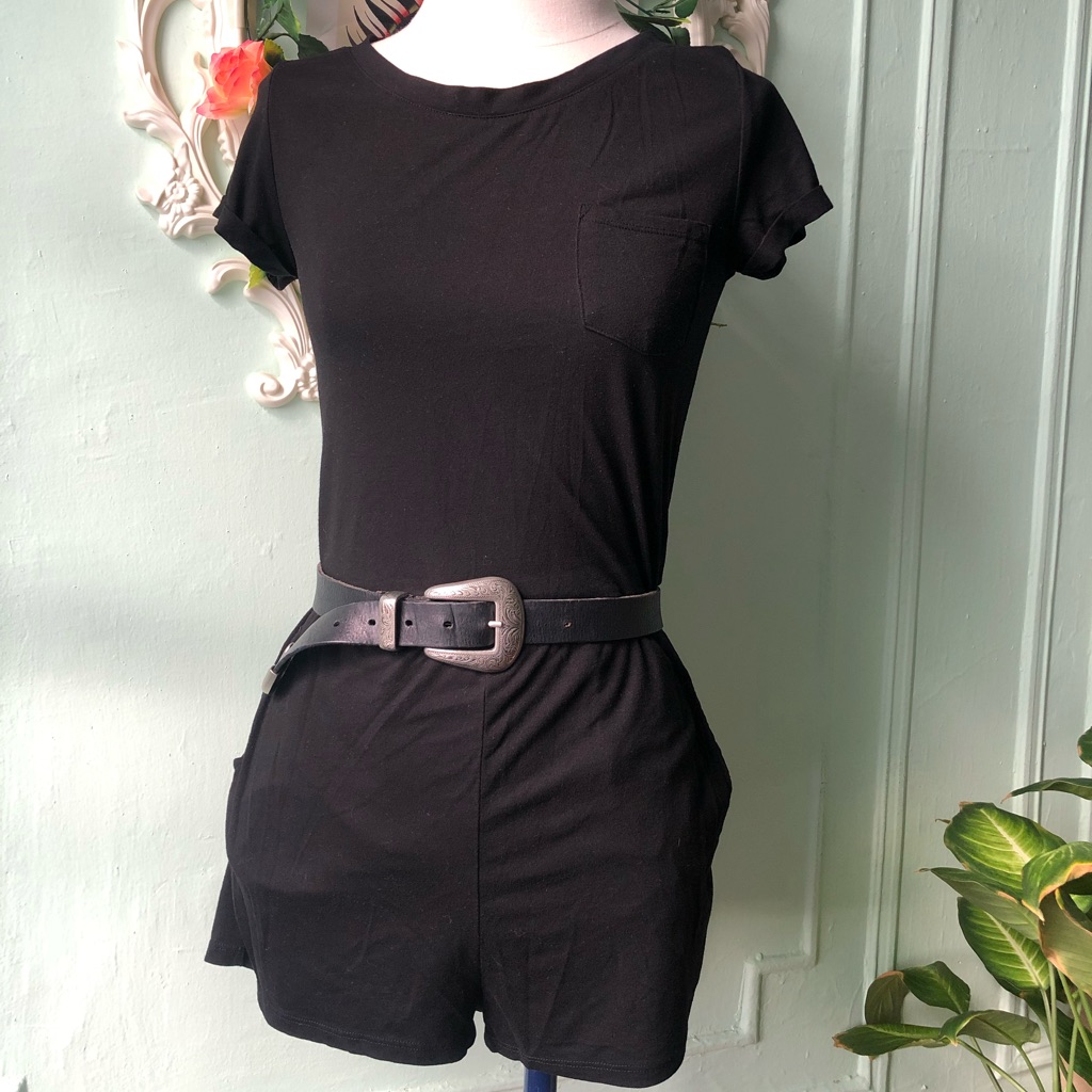 Cute Basic H&M Black Romper